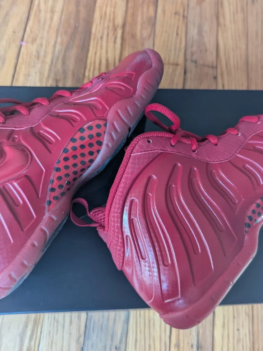 Nike Little Posite Pro Gym Red (6.5 Youth)